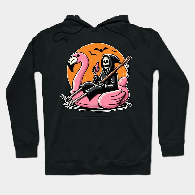 Reaper Flamingo Hoodie by fikriamrullah